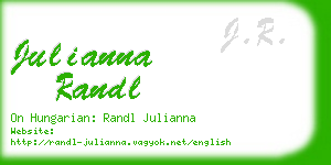 julianna randl business card